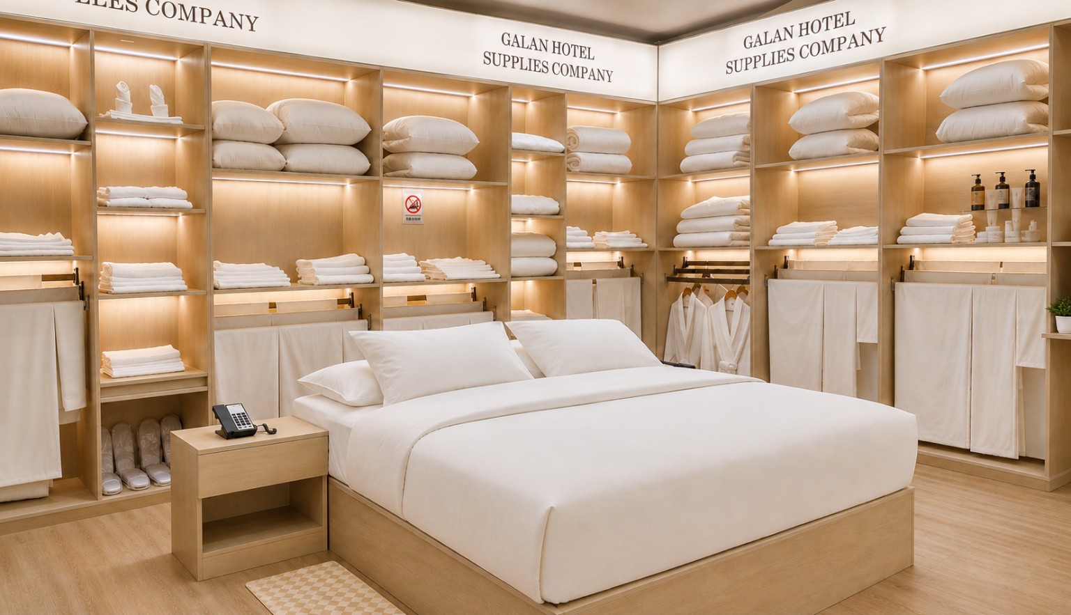 GALAN hotel supplies showroom